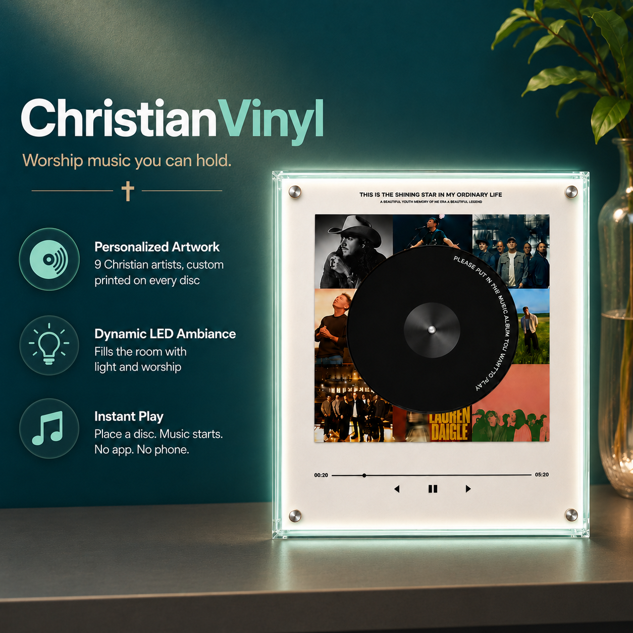 Christian Vinyl - Refrigerator Magnet